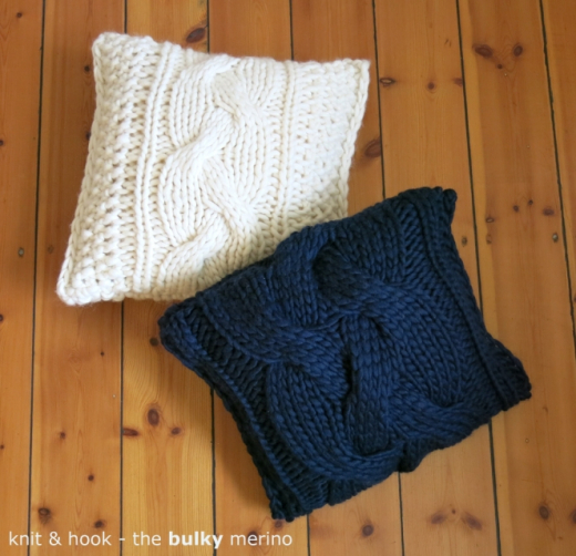 knit & hook - the bulky merino Knäuel - 907 Schwarzblau