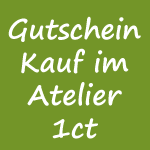 Gutscheinkauf im Atelier Servicegebühr 1ct