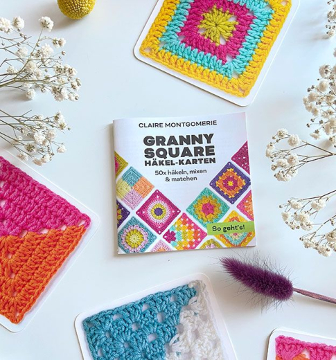 Claire Montgomerie - Granny Square Häkel-Karten