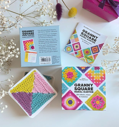 Claire Montgomerie - Granny Square Häkel-Karten