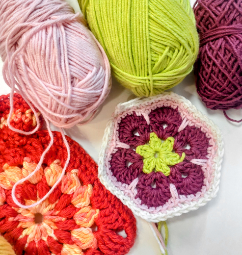 2026.07.11 10 Uhr - Häkelkurs: Zwei neue Granny Squares
