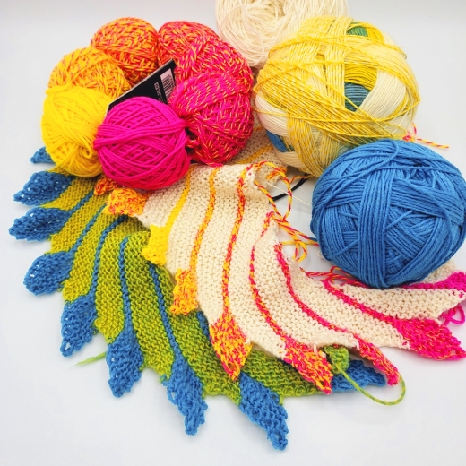 2026.10.03.10 Uhr - Strickkurs Kleines Blättertuch „Leftie“