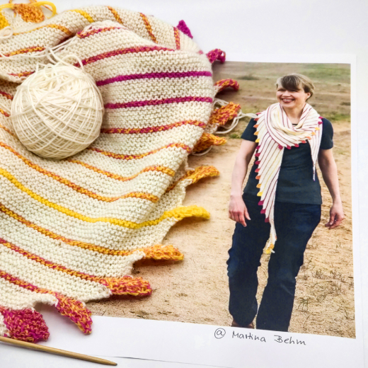2026.10.03.10 Uhr - Strickkurs Kleines Blättertuch „Leftie“