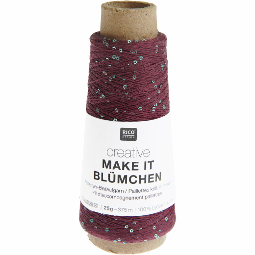 Rico Design - MAKE IT BLÜMCHEN - 016 Bordeaux