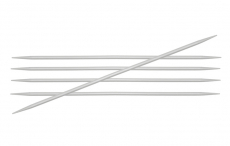 KnitPro Basix Aluminium Nadelspiel 4,5 mm 15 cm