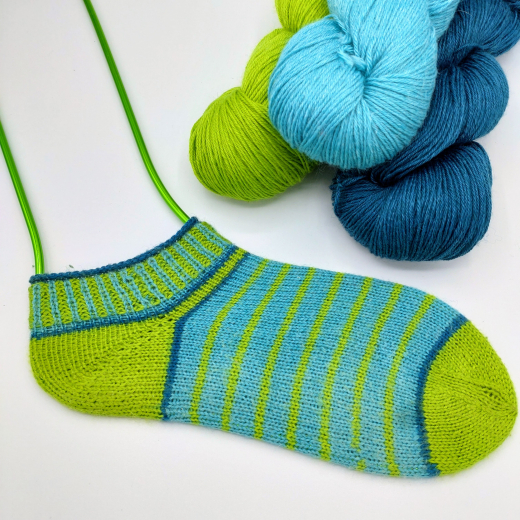 Seehawer - Turin Sockengarn - uni T01 limonengrün