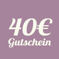 Geschenkgutschein 40 EUR