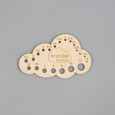 Kremke - Nadelschablone Nadelmaß 1,5 bis 12 mm