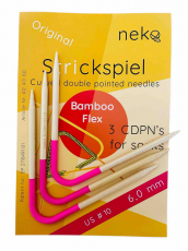 Neko Bambus Flex - Socken-Stricknadeln 6,00 mm