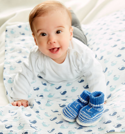 Demmelhuber Spitz - Baby-Schühchen stricken - Für wirklich warme Füße