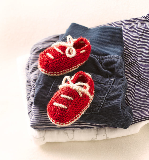 Demmelhuber Spitz - Baby-Schühchen stricken - Für wirklich warme Füße