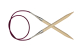 KnitPro Basix Birke Rundstricknadel 25 mm 60 cm