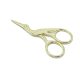 Handarbeitsschere Storch - gold