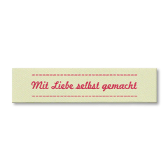 strickimicki - Webetikett - Mit Liebe selbst gemacht